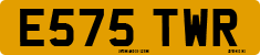 License plate of the United Kingdom, 1983 year system