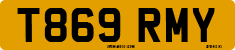 License plate of the United Kingdom, 1983 year system