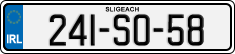 License plate of Ireland, Regular plates
