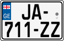 License plate of Georgia, Cars (2014)