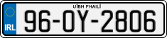 License plate of Ireland, Regular plates
