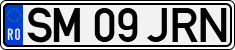 License plate of Romania, Regular plates