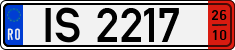 License plate of Romania, Long-term temporary