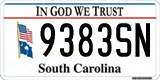 South Carolina, In God We Trust (1234AB/123 4AB)
