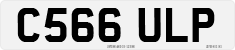 License plate of the United Kingdom, 1983 year system
