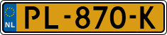 License plate of the Netherlands, Cars