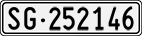 License plate of Switzerland, Cars