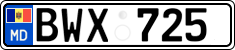 License plate of Moldova, Cars (2015)