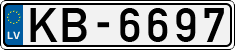 License plate of Latvia, Regular car plates