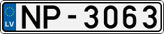 License plate of Latvia, Regular car plates