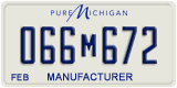Michigan, Manufacturer (123m456)