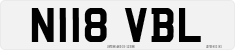 License plate of the United Kingdom, 1983 year system