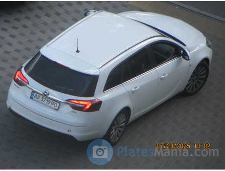 AA 3719 PO, Opel Insignia