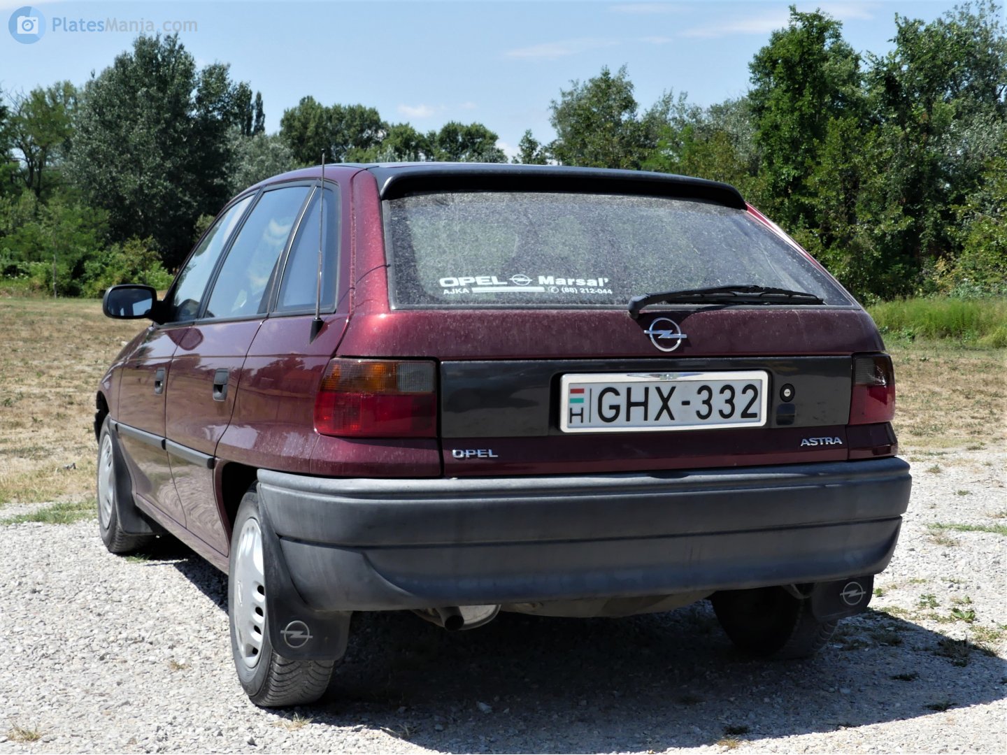 GHX-332, Opel Astra 1st gen 5-door Hatch (F; T92), 1991–1998 (–2002 for Eastern Europe)