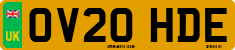 License plate of the United Kingdom, 2001 year system