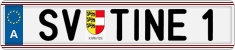 License plate of Austria, Vanity Plates