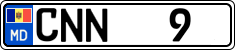 License plate of Moldova, Cars (2015)