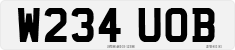 License plate of the United Kingdom, 1983 year system