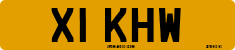 License plate of the United Kingdom, 1983 year system