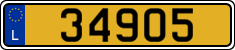 License plate of Luxembourg, Vanity Plates