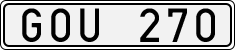 License plate of Sweden, Regular plates