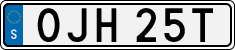 License plate of Sweden, Regular plates