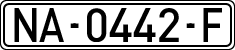 License plates of Spain, 1971 year series
