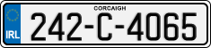 License plate of Ireland, Regular plates