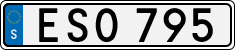 License plate of Sweden, Regular plates