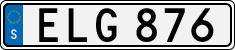 License plate of Sweden, Regular plates