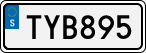 License plate of Sweden, Regular plates