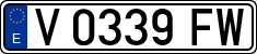 License plates of Spain, 1971 year series