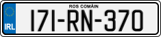 License plate of Ireland, Regular plates