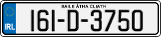 License plate of Ireland, Regular plates