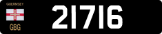 License plate of Guernsey, Regular plates