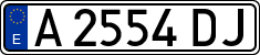 License plates of Spain, 1971 year series