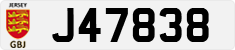 License plate of Jersey, Regular plates (J123456)