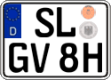 German license plate, Plates for oldtimers (type 