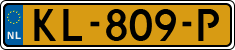 License plate of the Netherlands, Cars