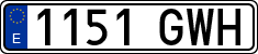 License plates of Spain, Ordinary (2000)