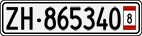 License plate of Switzerland, Provisional