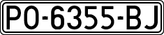 License plates of Spain, 1971 year series