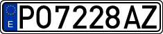 License plates of Spain, 1971 year series