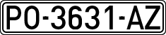 License plates of Spain, 1971 year series