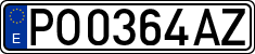 License plates of Spain, 1971 year series