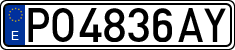 License plates of Spain, 1971 year series