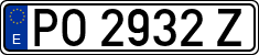 License plates of Spain, 1971 year series