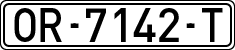 License plates of Spain, 1971 year series