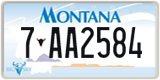 Montana, 1-AB1234 / 10-AB123