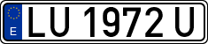 License plates of Spain, 1971 year series